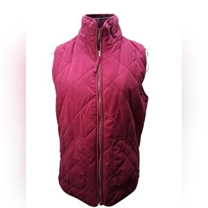 Miami Quilted Maroon Vest
